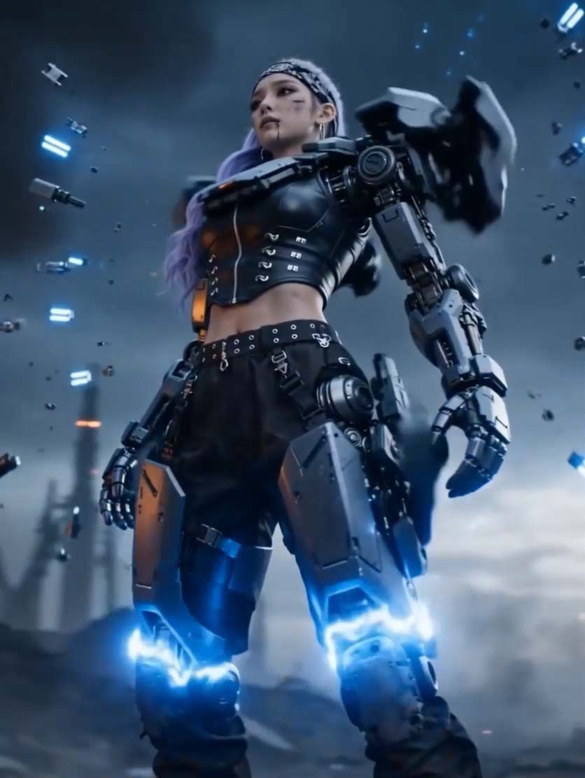 Mecha Transformation viral preset