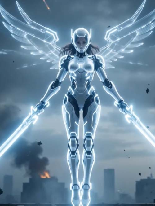Hologram Armor Tranformation viral preset